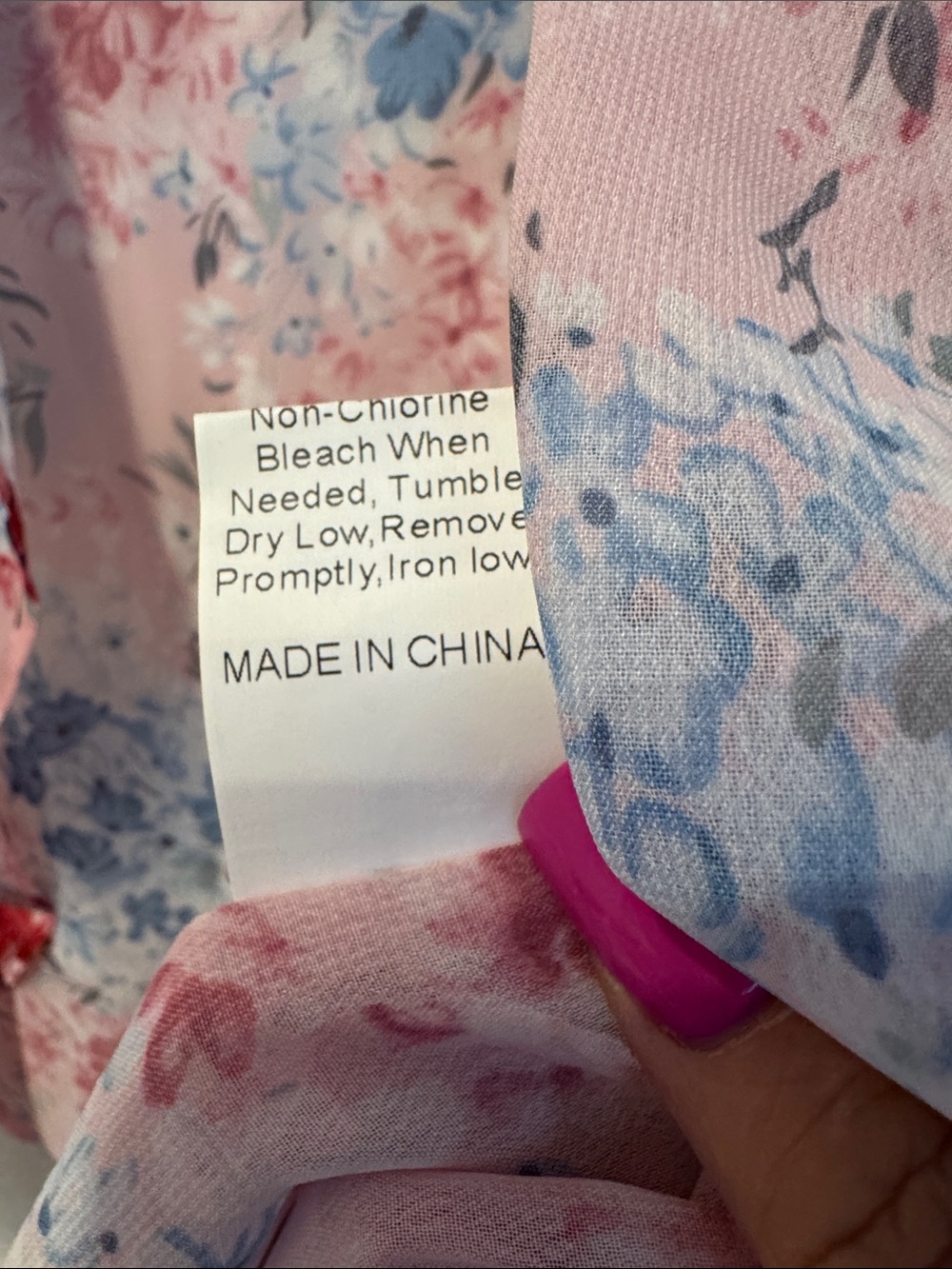 Pink Floral Open-Front Tunic Kimono Jacket - Picture 13 of 15